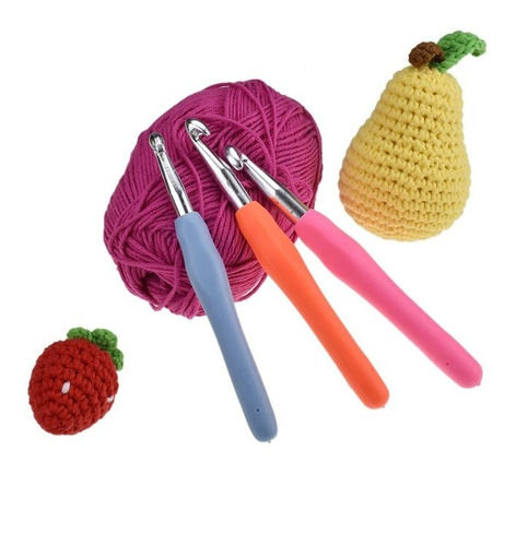Kit De Crochet - 19 Agujas De Tejer Y Accesorios