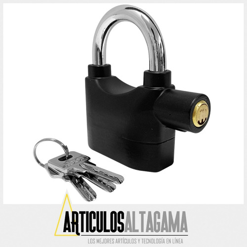 Imagen 5 de 5 de Candado Alarma Bicicletas Motos Puertas Alarm Lock