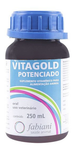 V Vitagold Potenciado 250ml Vitaminico - Fabiane