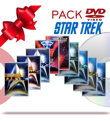 Pack Dvd Star Trek 2 Al 10 - Viaje A Las Estrellas