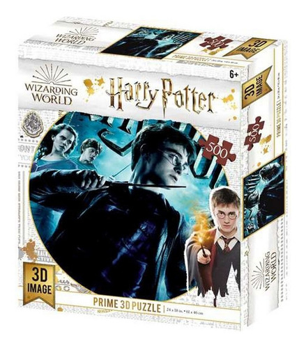 Puzzle Efecto 3d Harry Potter Gryffindor Prime 3d 500 Piezas