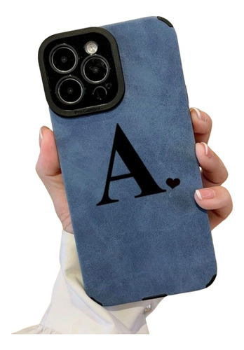 Case Para  iPhone 12 Pro Con Estampado De Letra Anticaída