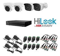 Comprar Kit De Seguridad Hilook De 4 Camaras + Dvr + Accesorios Cctv