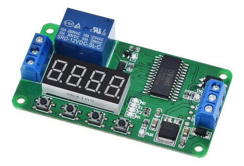 Timer Temporizador Multifunción Ce030 12v 18 Funciones Relé