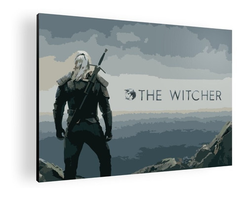 Cuadro Decorativo Mural Poster The Witcher 60x42 Mdf