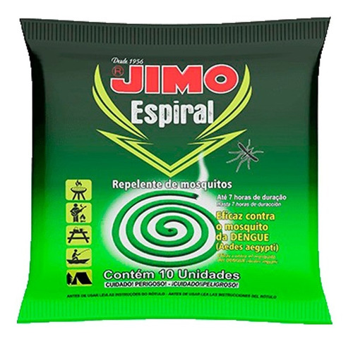 Jimo Espiral  Repelente De Mosquitos Dengue 10 Unidades
