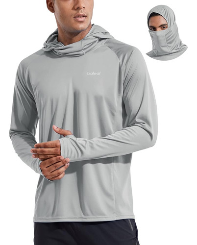 Baleaf Camisa Hombre Protección Solar Sudadera Con Capucha C