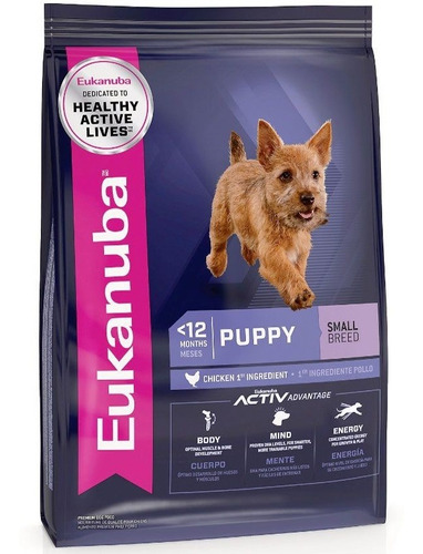 Eukanuba Puppy Raza Pequeña 2.3kg / Catdogshop