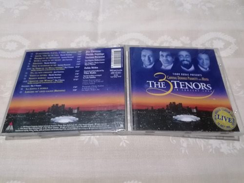 Cd: The 3 Tenors In Concert - Warner - Usa