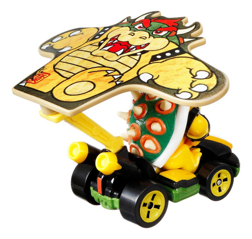 Vehículo De Juguete Hot Wheels Mario Kart Bowser Kart Kite