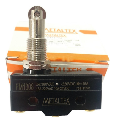 Fim Curso Plástico Haste Com Roldana Limit Switch Fm1308