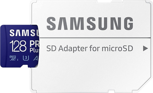 Tarjeta De Memoria Samsung Pro Plus Con Adaptador 128gb 160mb/s Mb-md128ka/am