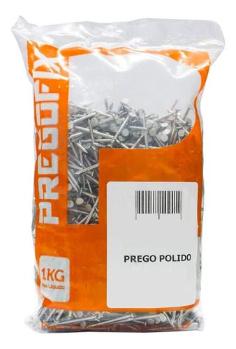 Prego 17x21 C/cabeça Polido 1kg - Pregofix