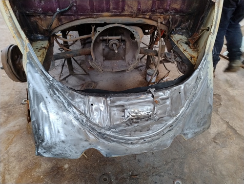 Vw Fusca Oval Em Construção Todo Feito Em Lata Ano 67 No Doc