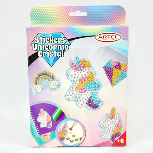 Set Pinta Con Diamantes Stickers Diseños (1 Caja)