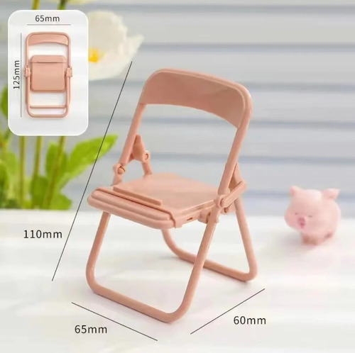 5 Sillitas Kawaii Porta Celular Plegable Soporte Colores