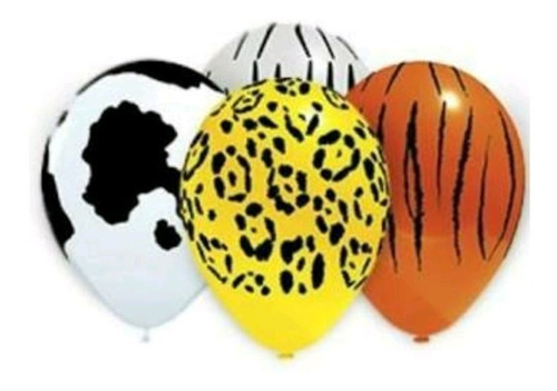 Globo  De Latex  Nº 12  Diseño Safari 