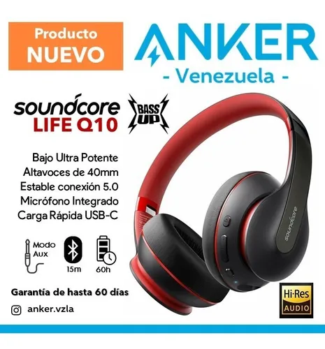 Auriculares inalámbricos Soundcore Q10 Auriculares inalámbricos Bluetooth  HiFi