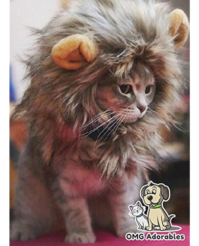 Omg Adorables Lion Mane Costume Para Gato