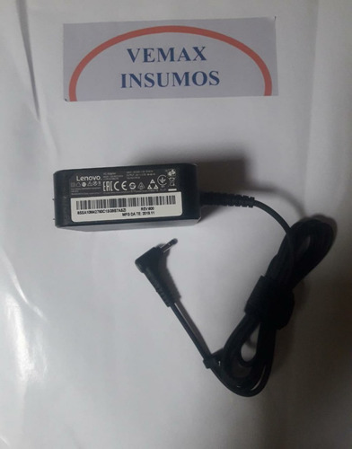 Imagen 3 de 3 de Cargador Lenovo Ideapad 530s-14ikb 20v 3.25a 65w 4.0*1.7mm