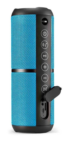 Caixa De Som Pulse Wave 2 Tws Bluetooth Ipx6 20w Azul Sp375