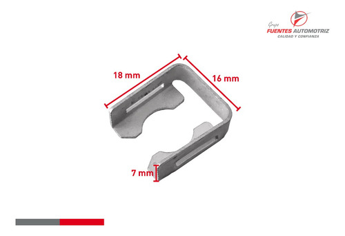 Clip Seguro Sujeta Inyectores Tipo Bosch Bmw M3 (6 Piezas)