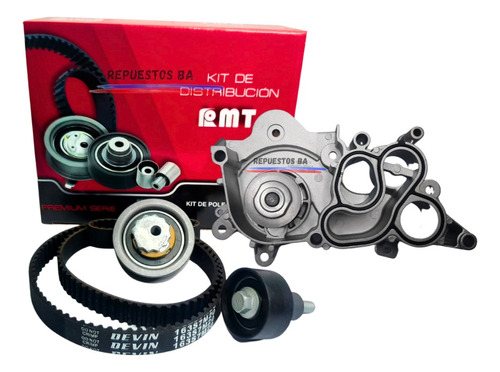 Kit Correa Distribucion Vw Gol Trend 1.6 16v Msi C/ Bomba