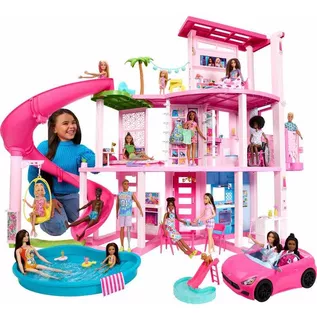 Barbie Casa De Los Sueños Pool Party House +75 Pzs 3 Pisos
