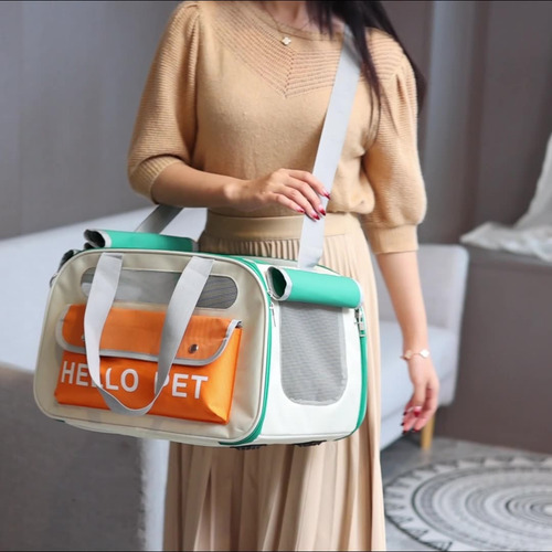 Bolsa Plegable Portátil Para Mascotas Bolsa De Viaje De Tel