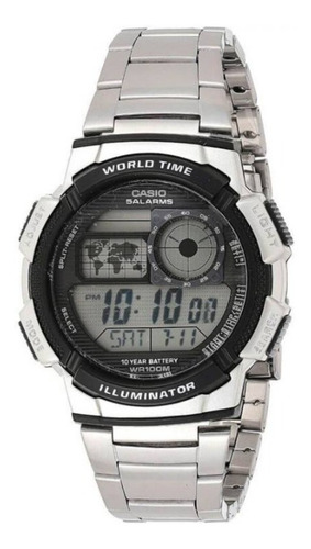Reloj Casio Ae1000wd Con 5 Alarmas  Sumergible Somos Tienda