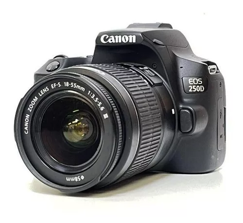 Canon EOS 250D / Rebel SL3 Cámara DSLR con lente 0.709-2.165 in F/3.5-5.6  III