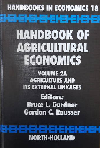 Handbook Of Agricultural Economics 2a - Gardner; Rausser