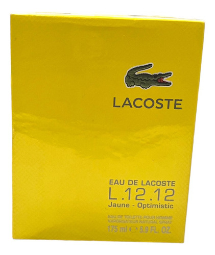 Lacoste Eau De Lacoste L.12.12 Jaune - Optimistic 175 Ml