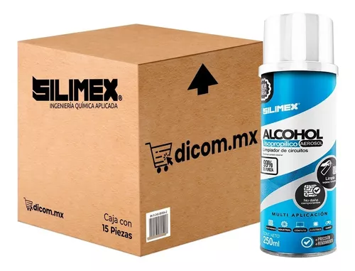 Alcohol Isopropilico Silimex Limpieza De Pc´s Y Electrónica