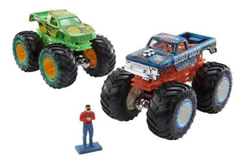 Imagen 4 de 9 de Hot Wheels Monster Trucks Pista Desafio Extremo De Titanes