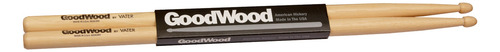 Palillos Vater Goodwood 5a Punta Madera Gw5aw Marrón Claro 5a