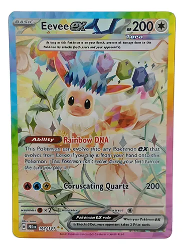 Eevee SIR 167/131 Prismatic Display Case Extended Art for