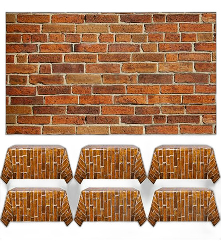Set De Decoración De Pared De Ladrillo Para Fiestas Y Hogar