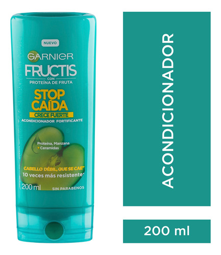 Enjuague Cabello Debilitado Stop Caida X200 Fructis Garnier