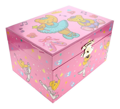 Imagen 3 de 7 de Caja De Música Cajita Musical Alhajero Ositos Camb002