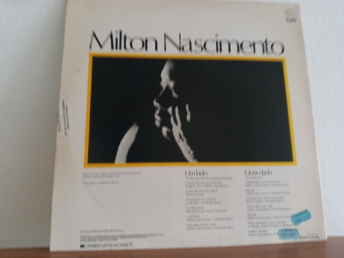 Lp Milton Nascimento Ao Vivo 1983 Com Encarte (Usado)
