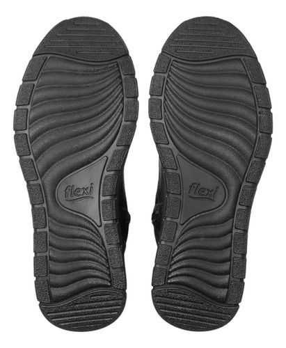 Botín Casual Flexi Con Zipper Cierre Interno Chic Piel