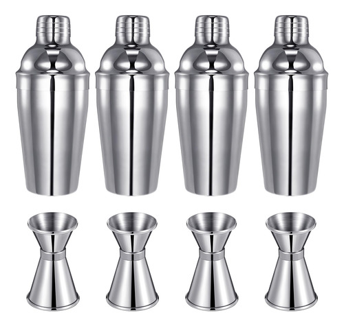 Set De Coctelera De Acero Inoxidable Para Bar, 4 Unidades (1