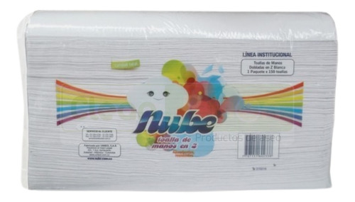 Toalla De Papel Manos Blanca Tipo Z X 6 Pqts (alto Trafico)