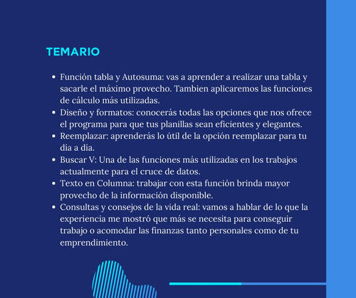 Imagen 4 de 5 de Curso De Excel - Lo Mas Utilizado. Virtual E Individual