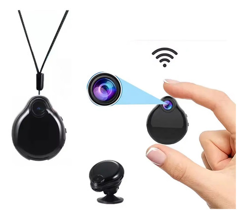 Mini Cámara Espía H13b Wifi Hd 1080p Negro