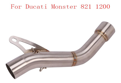 Slip On Exhaust Connector Pipe For Ducati Monster 821 1200