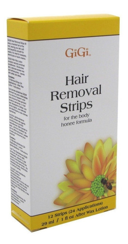 Gigi Strips Body Hair Removal 12 Tiras (24 Aplicaciones) (2