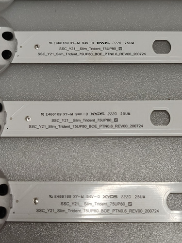 Tiras Led Lg 75uq8050psb (Usado)