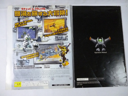 Ratchet E Clank Somente O Encarte E Manual Ps2 (Usado)